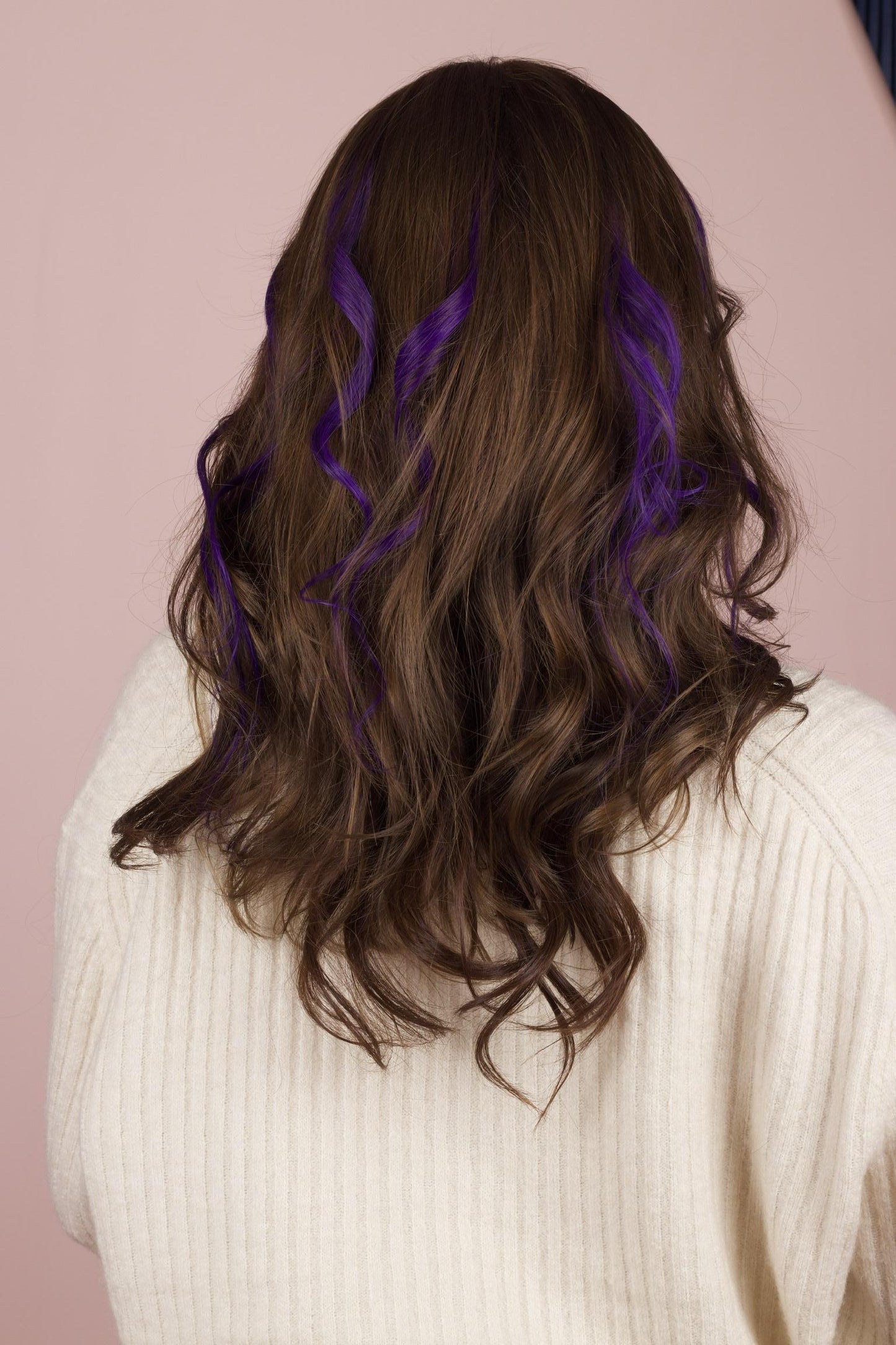 Purple Clip in Streaks